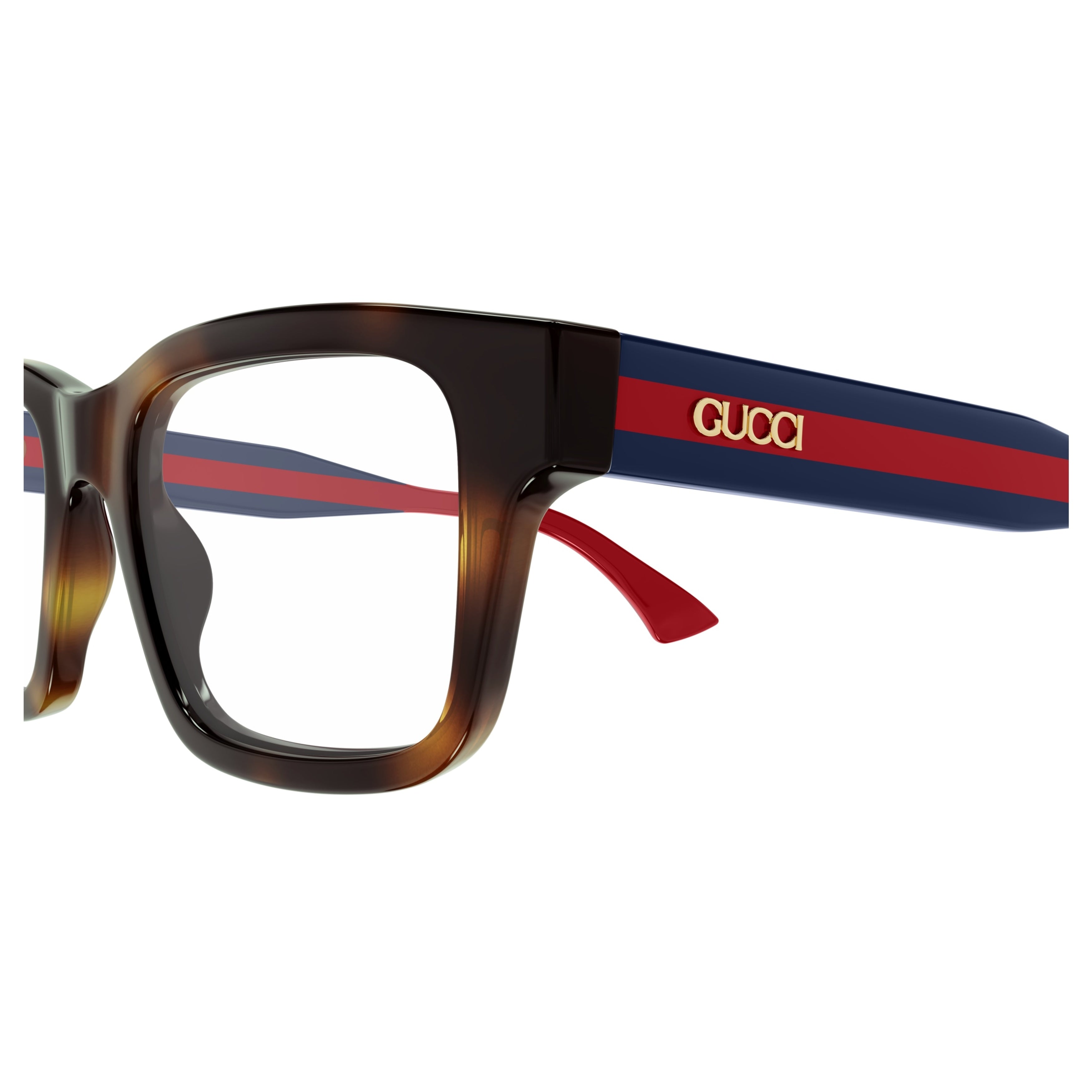 Gg1865o Bold Tortoiseshell Rectangular Eyeglasses