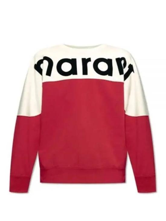 Color-Block Long-Sleeve Sweatshirt with Bold Lettering