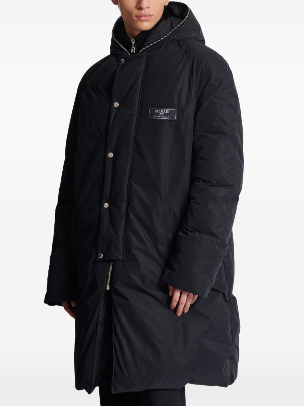 Satin-Trimmed Black Jacket