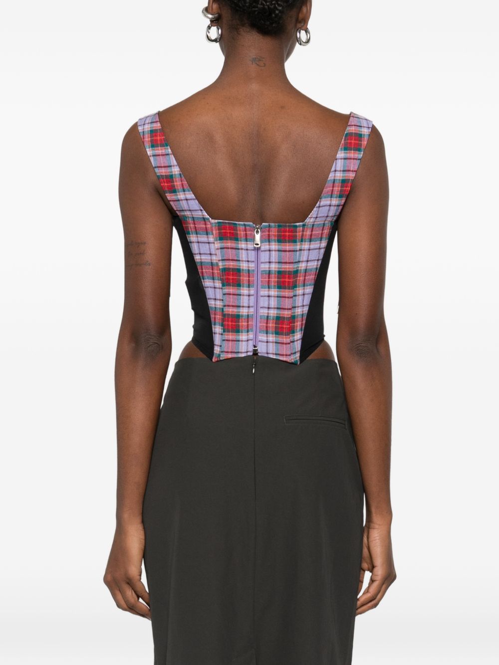 Tartan Sleeveless Top