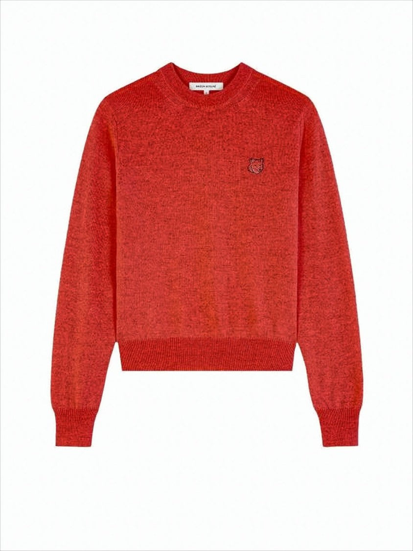 Classic Wool Sweater With Subtle Logo Detail
