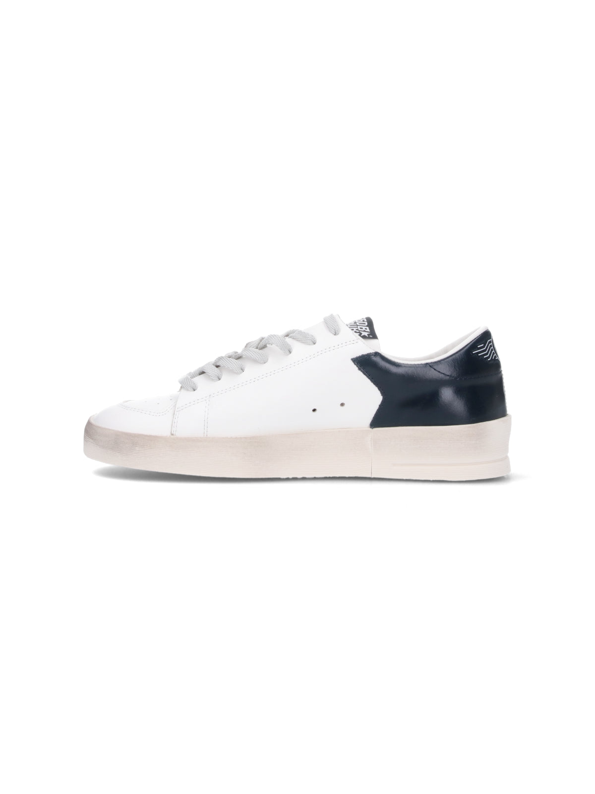 White Stardan Suede Star Leather Sneakers