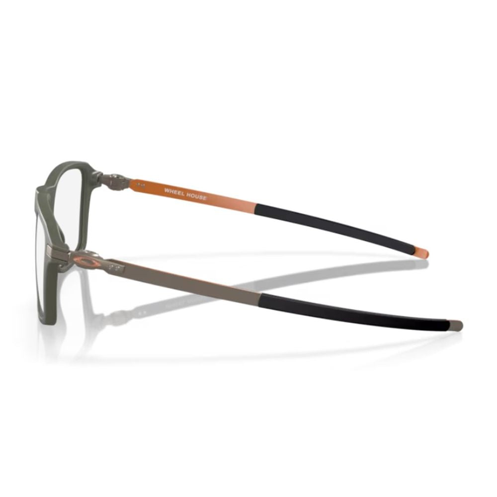 Ox8166 - Wheel House Matte Olive-Green Square O Matter Frame Eyeglasses