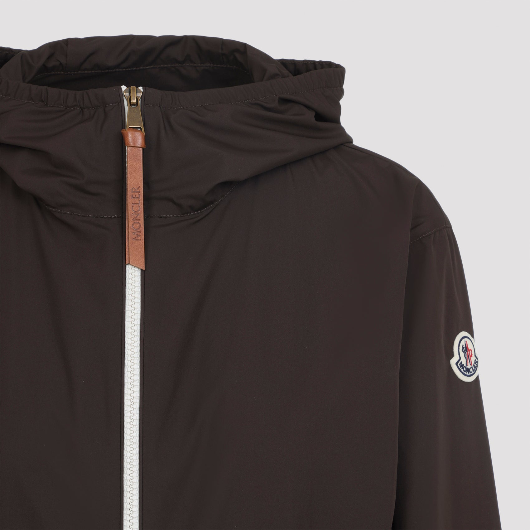 Lightweight Black Polyester Jacket with Minimalist Design