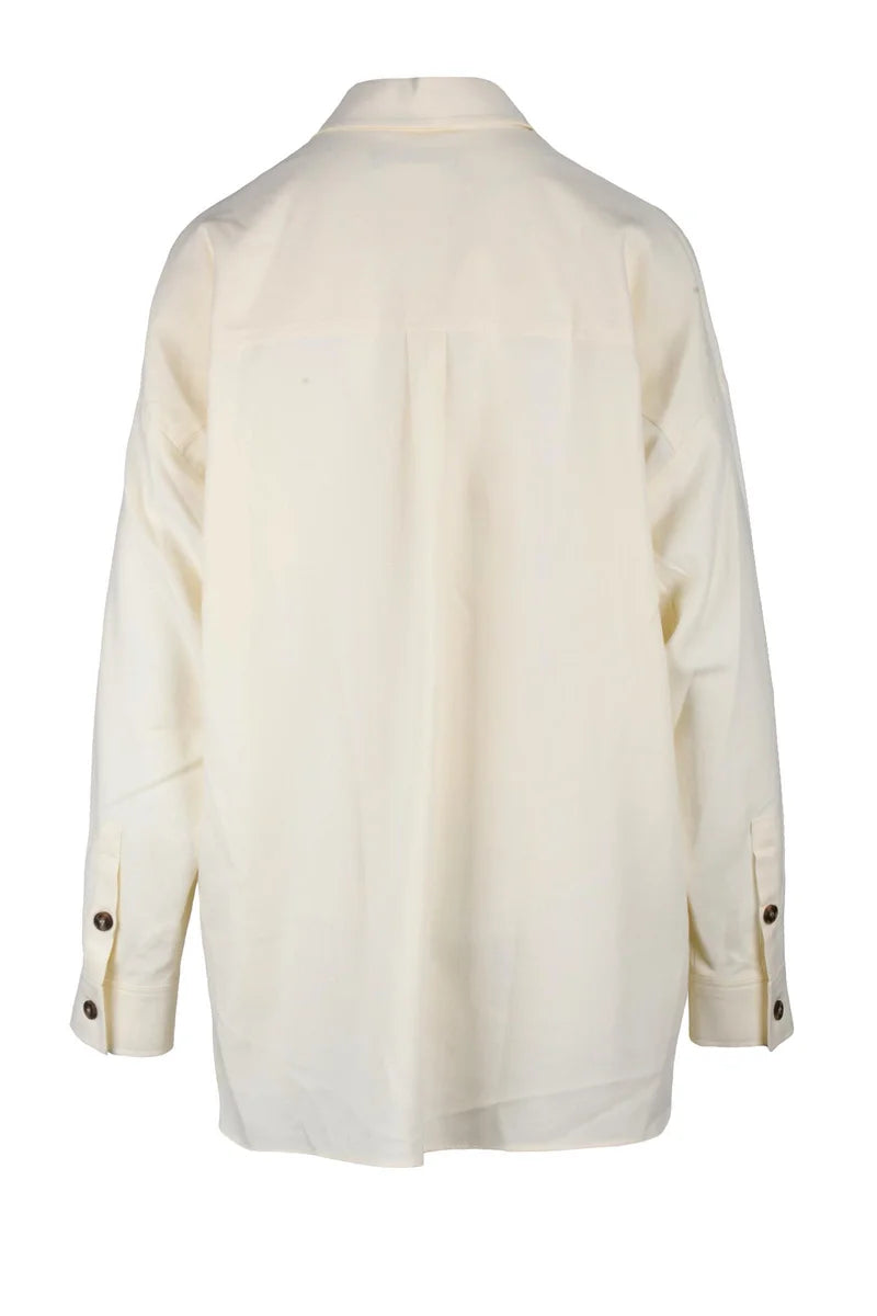 Oversized Shirt Cotton - White