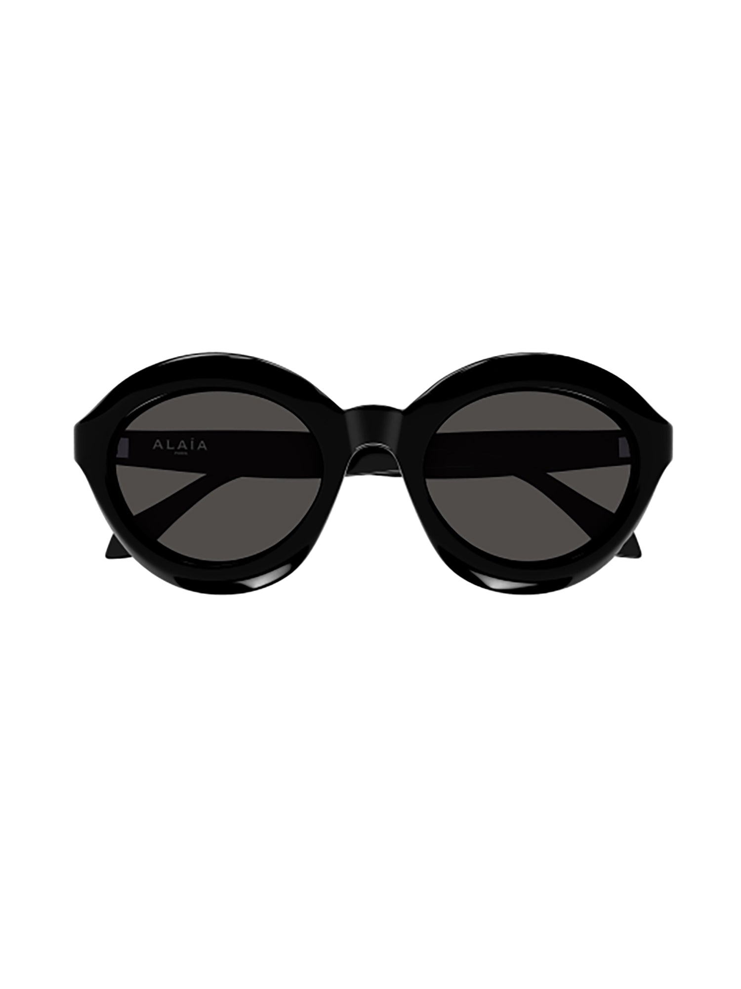 Oval-Shaped Black Sunglasses