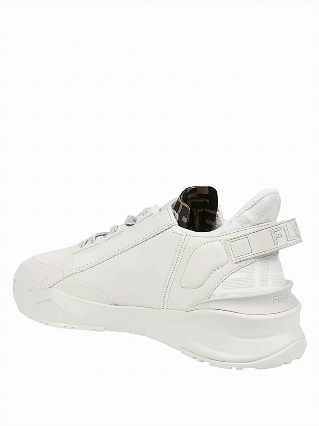 White Upper Sneakers with Unique Zip Detail