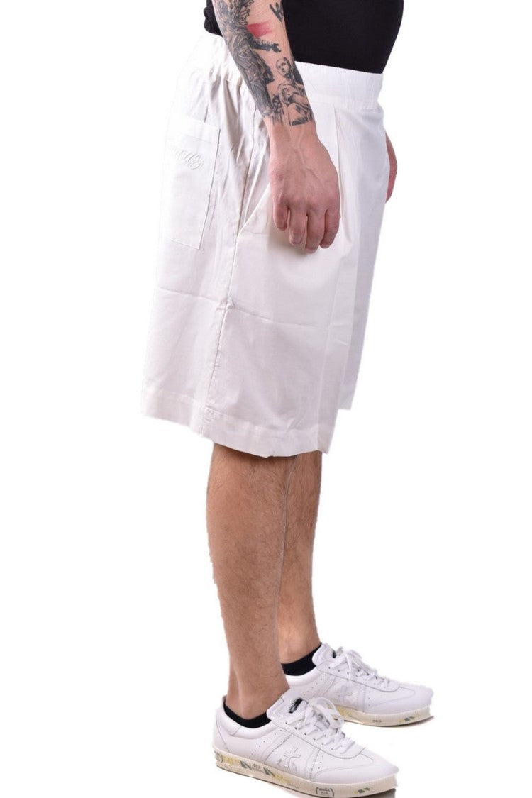 Off-White Cotton Shorts