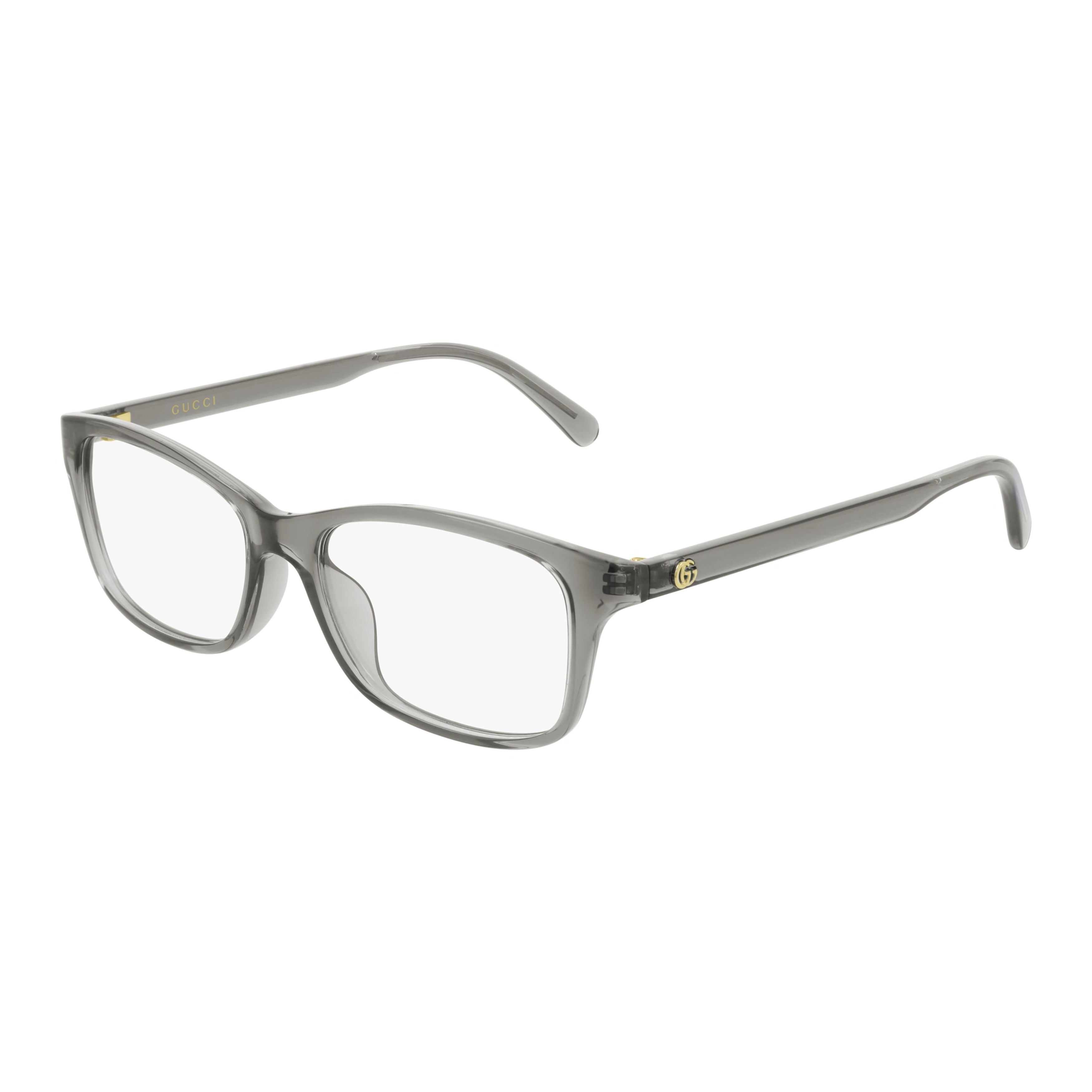 Gg0720oa Translucent Grey Rectangular Eyeglasses