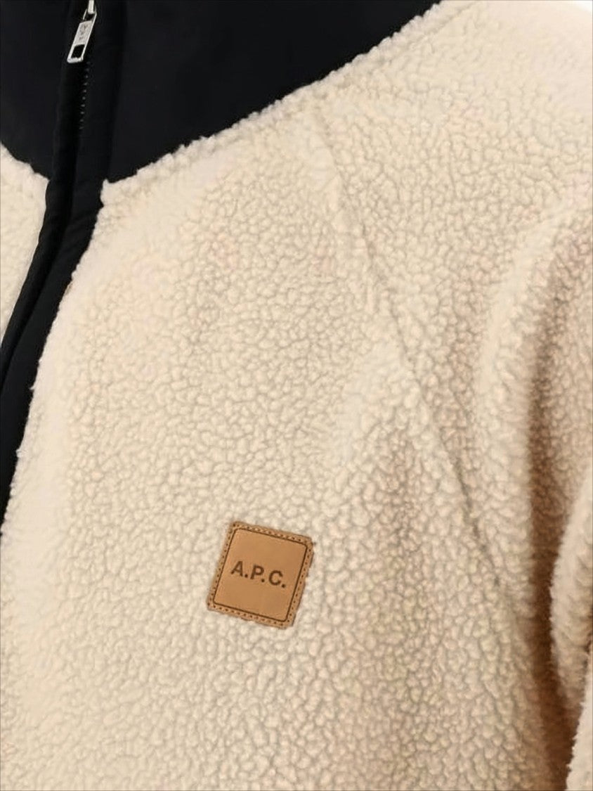 Textured Fleece Long-Sleeve Top