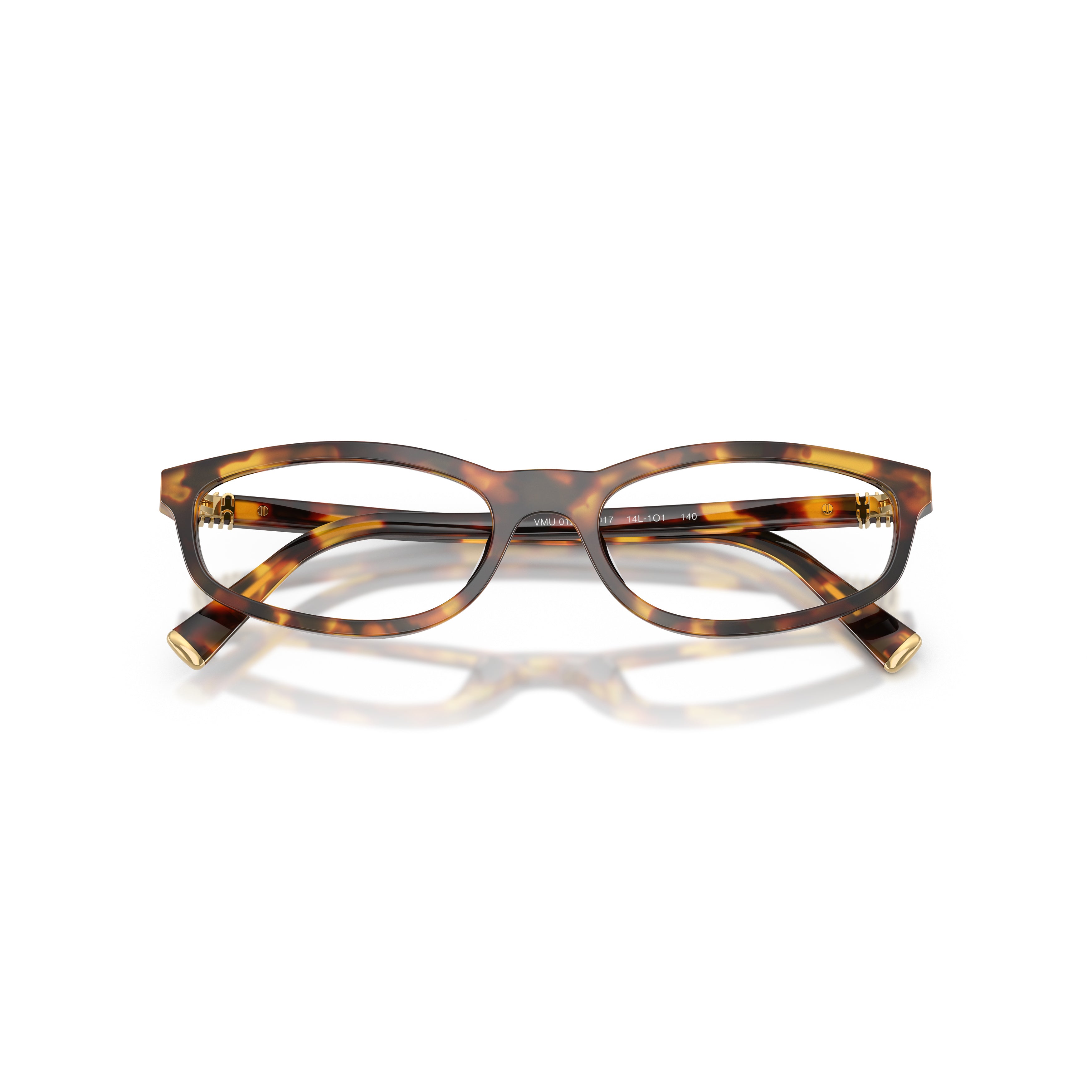0mu 01zv Rectangular Tortoiseshell Acetate Eyeglasses