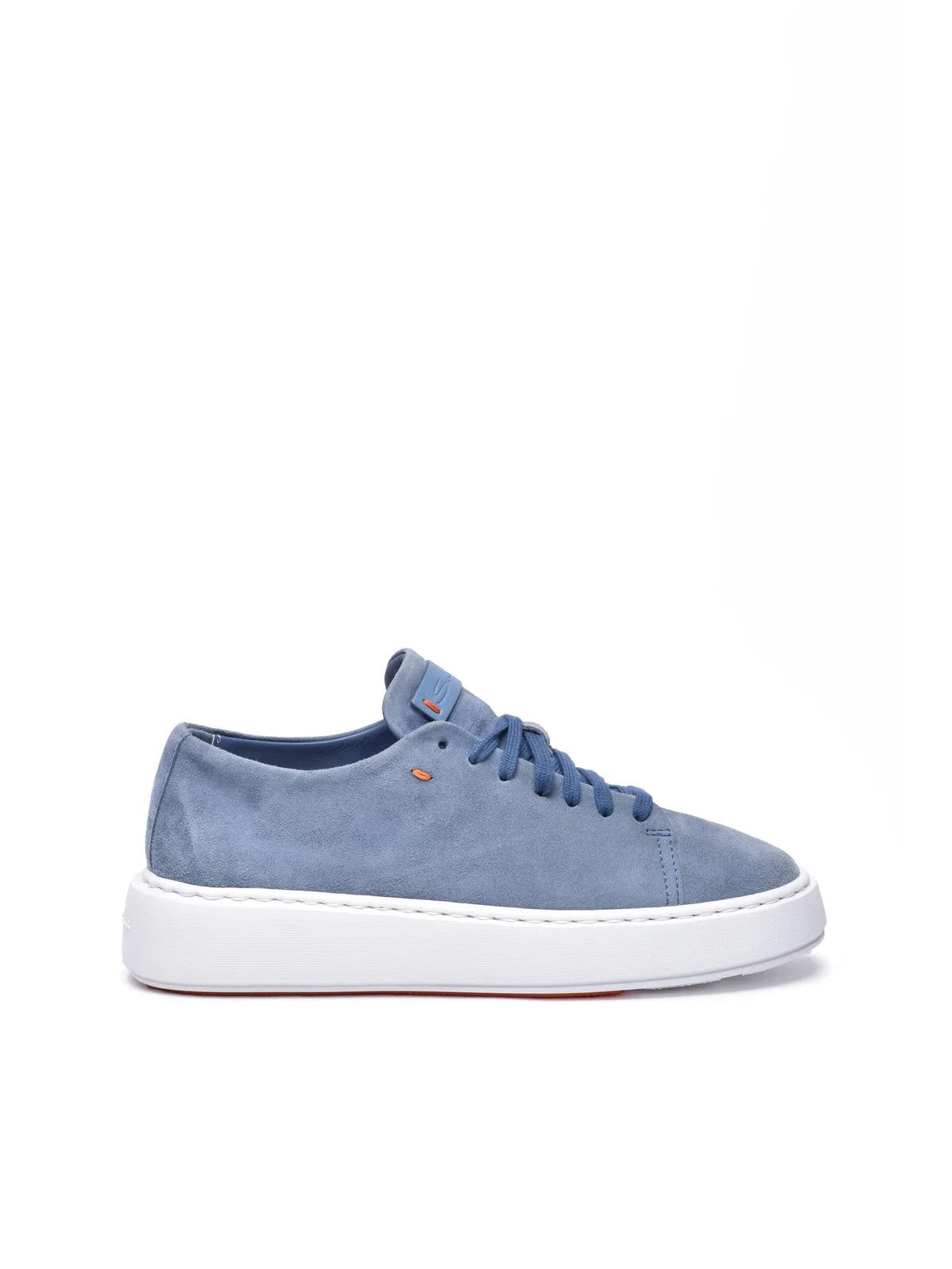 Blue Suede Rubber Women's Suede Sneakers