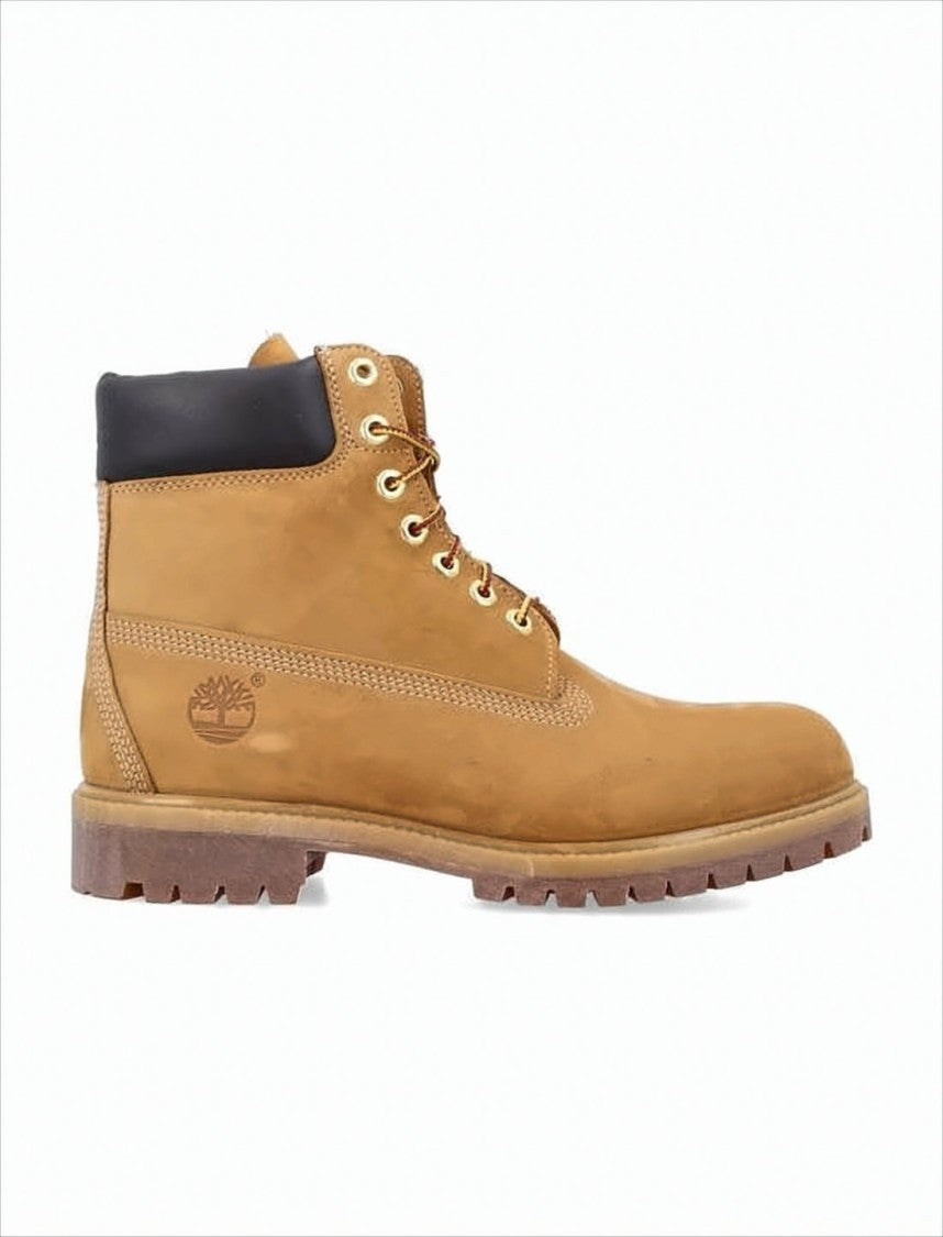 Ankle-High Boots with Padded Collar