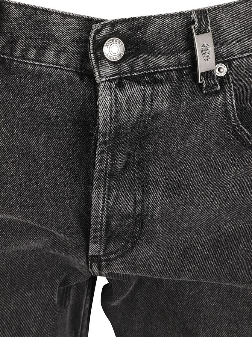 Classic Black Straight Leg Jeans