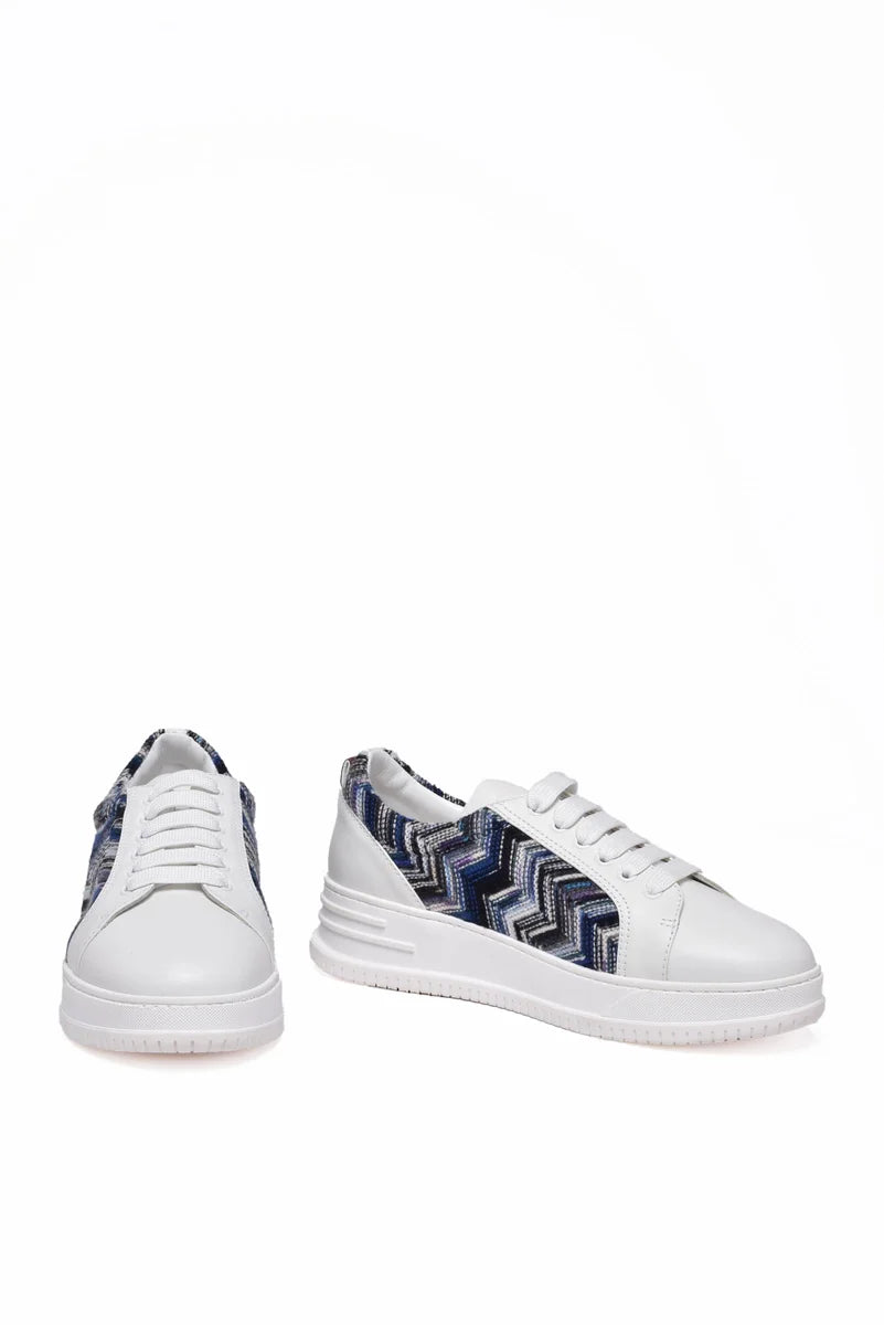 Alex Sneakers Fabric/Suede - White