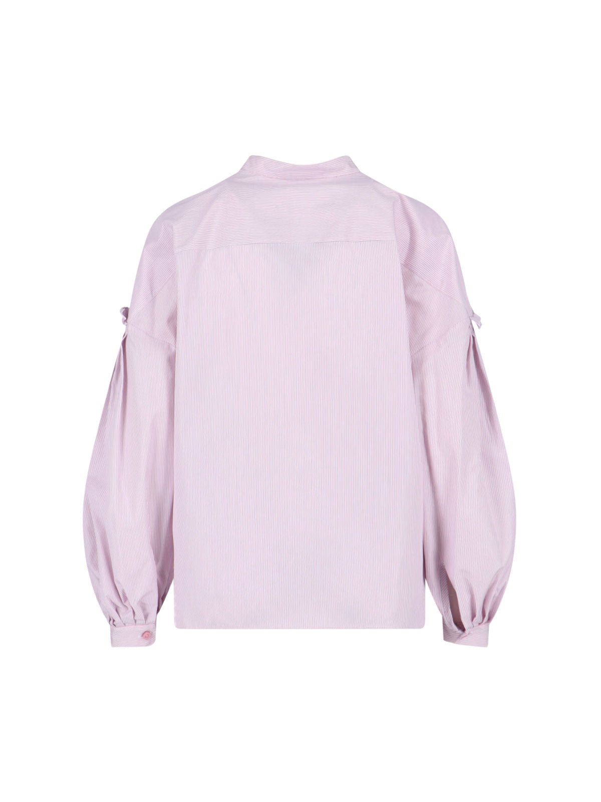 Tailored Pink Shirt With Classic Collar And Buttoned Cuffs