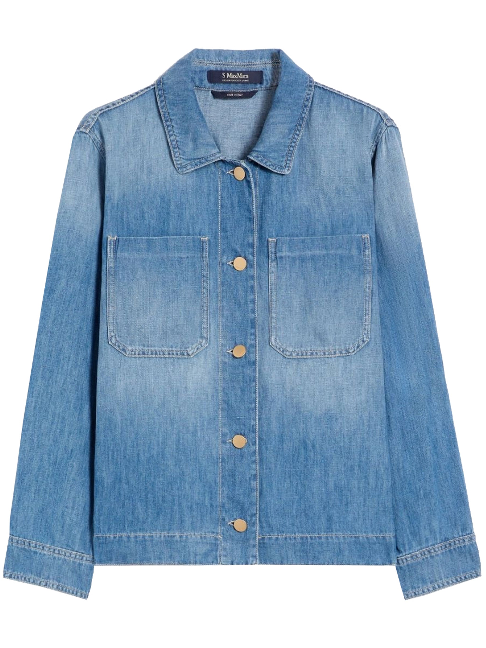 Blue Smmgalan Medium Blue Denim Jacket
