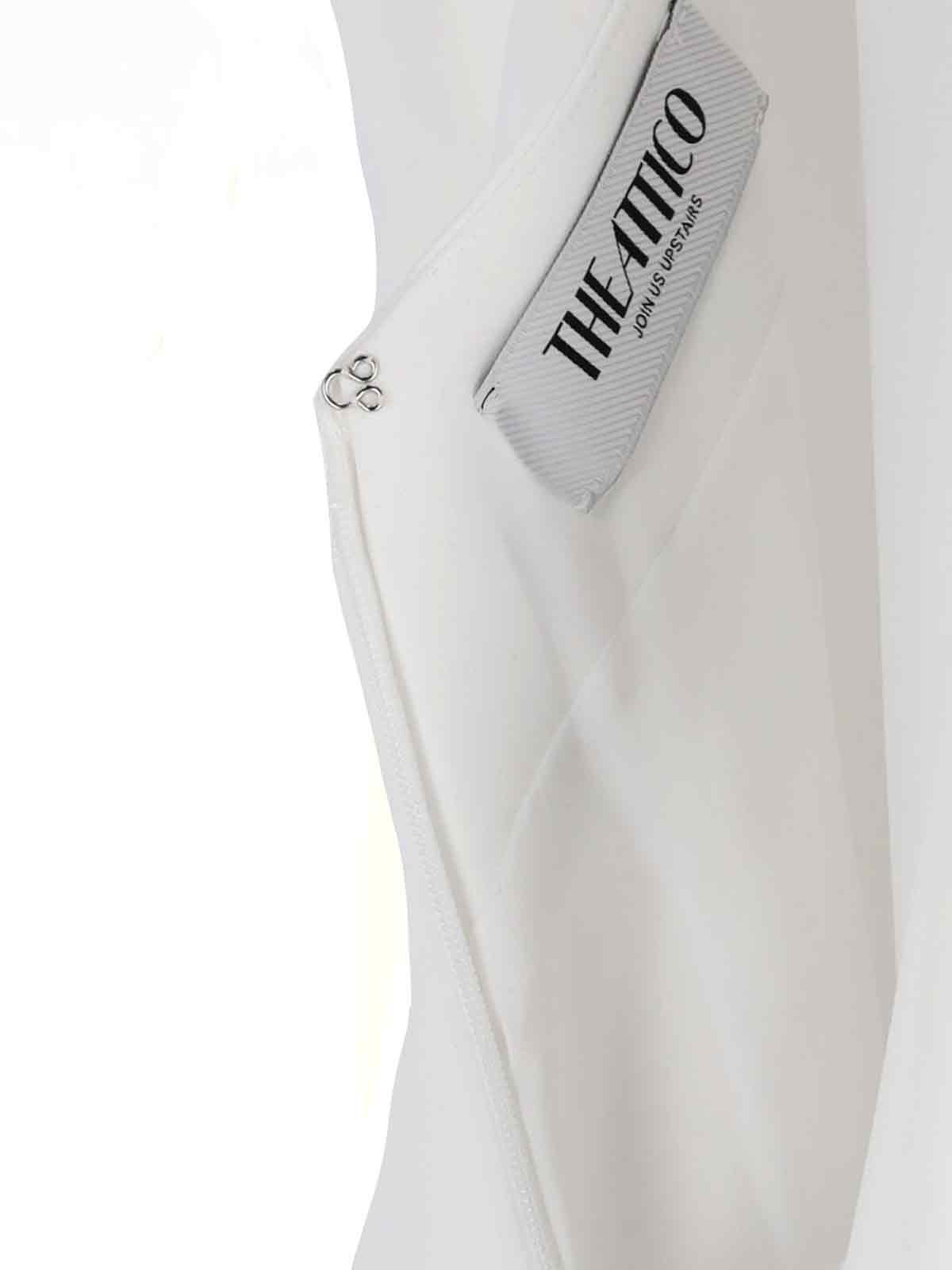 Mini Feather Dress – White