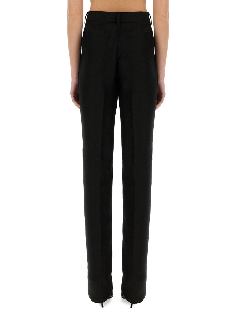 Straight-Fit Tailored Pants With Minimalist Design