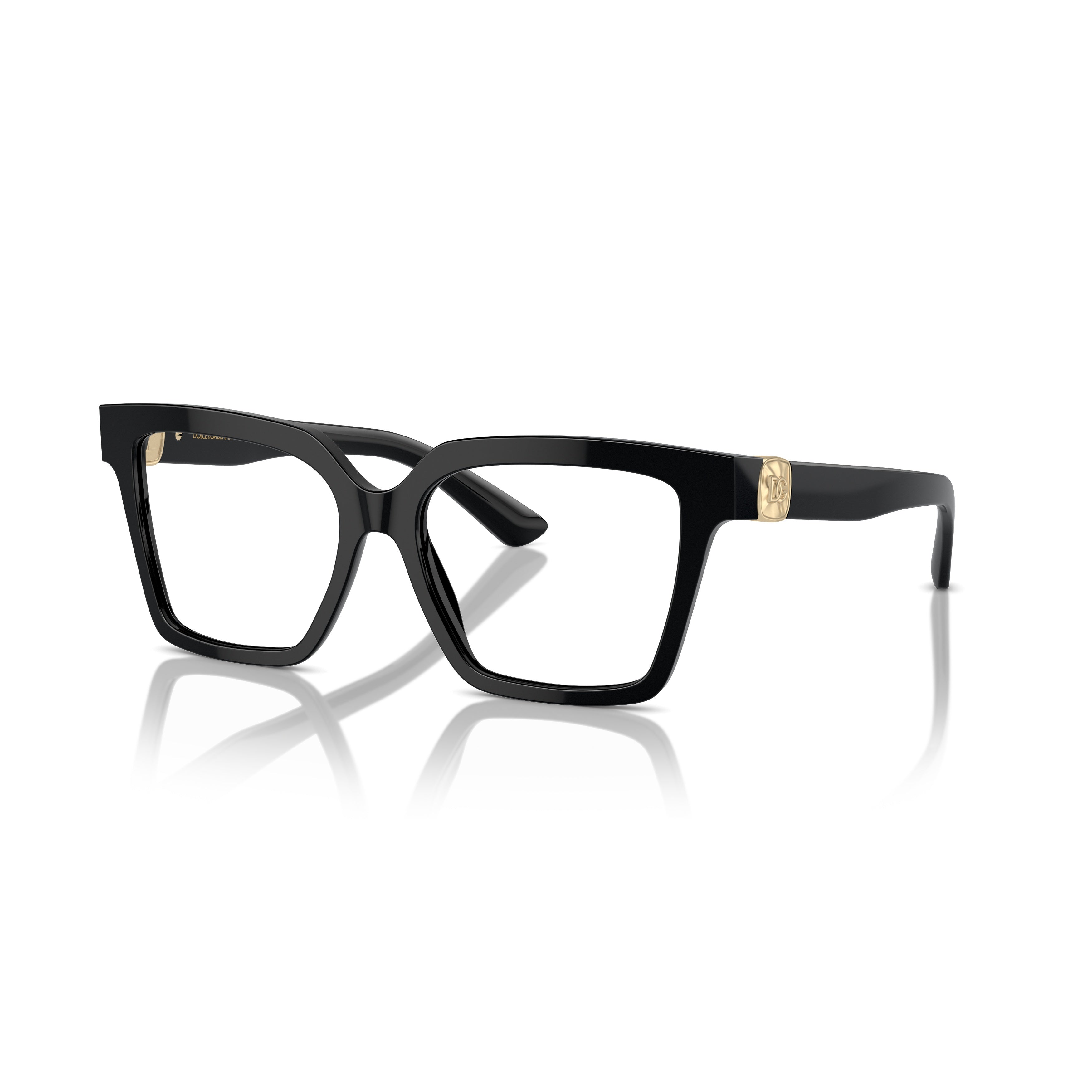 0dg3395 Oversized Black Acetate Sunglasses
