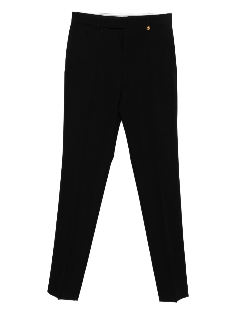Straight Leg Wool Trousers