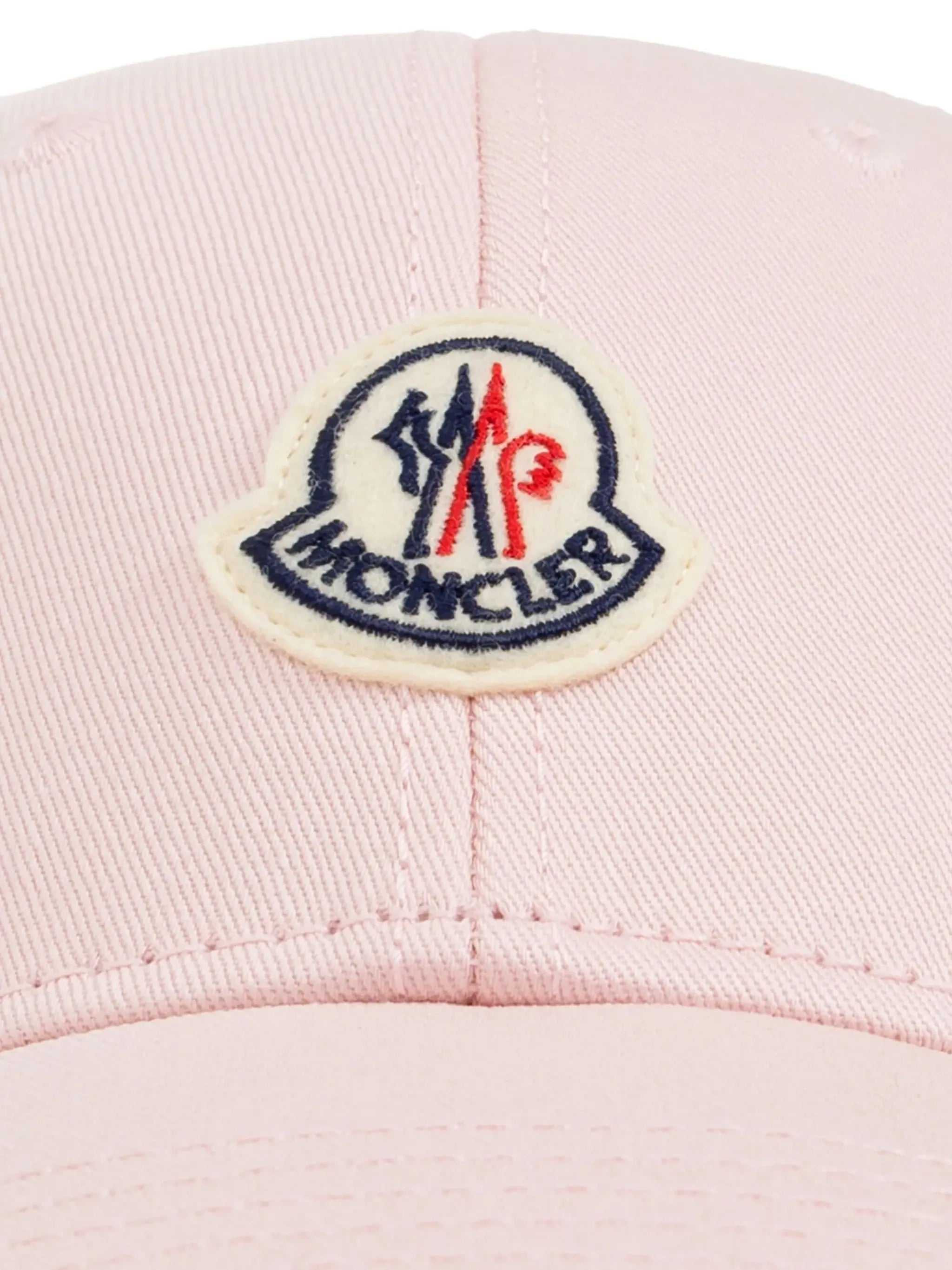 Pink Embroidered Logo Baseball Cap