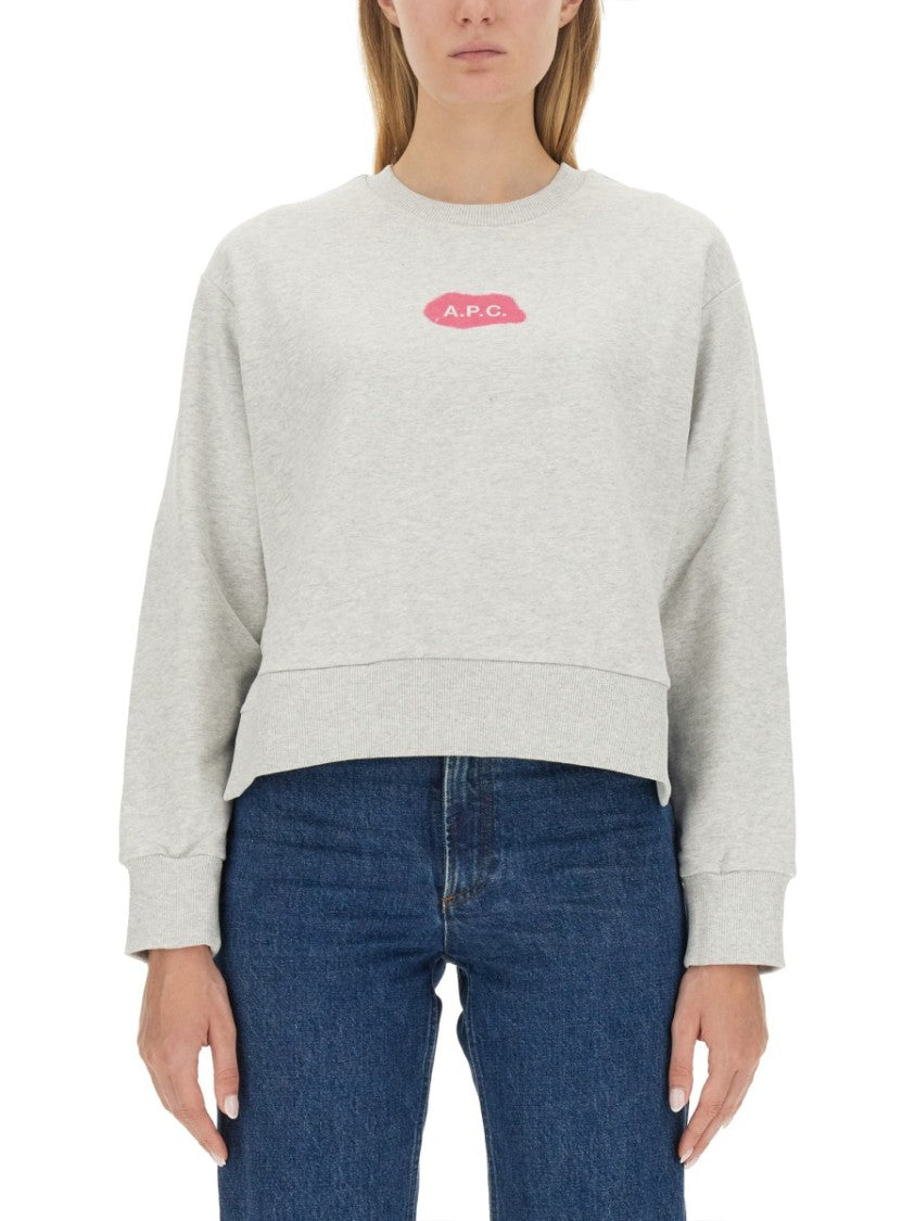 Cropped Hem Sweatshirt