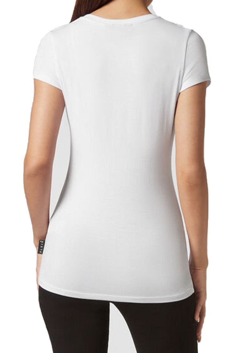 White V-Neck T-Shirt
