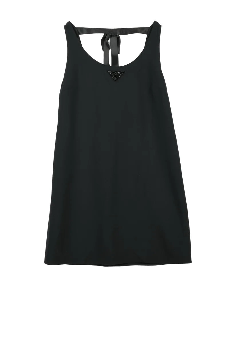 Short Dress Sequins - Black