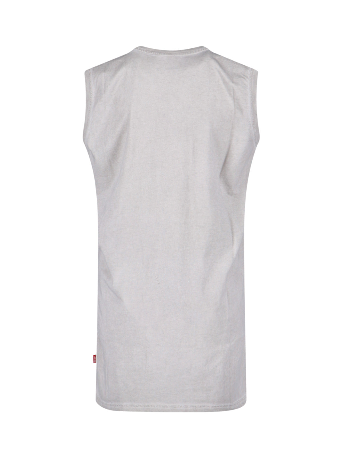 Sleeveless Round Neck Tank Top With Embroidered Detailing