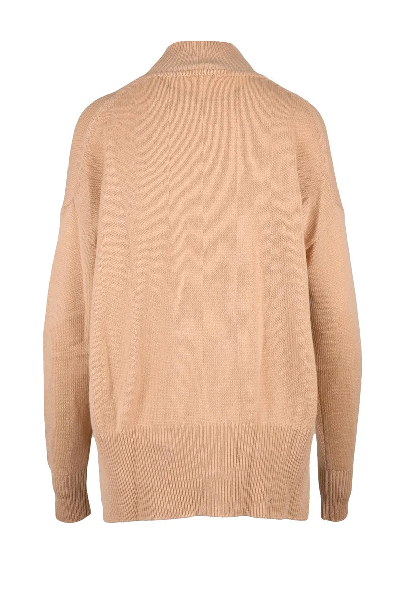 Cashmere Turtleneck Sweater - Beige