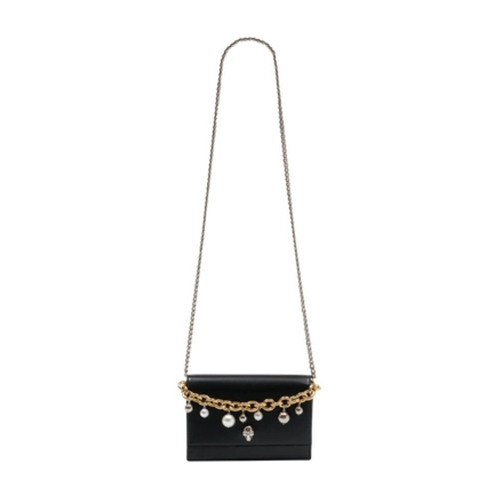 Small Skull Crossbody Leather Bag