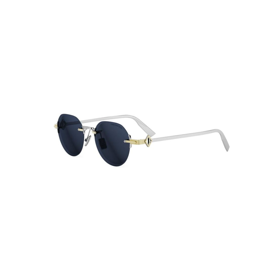 Cd Diamond R5u Rimless Round Sunglasses