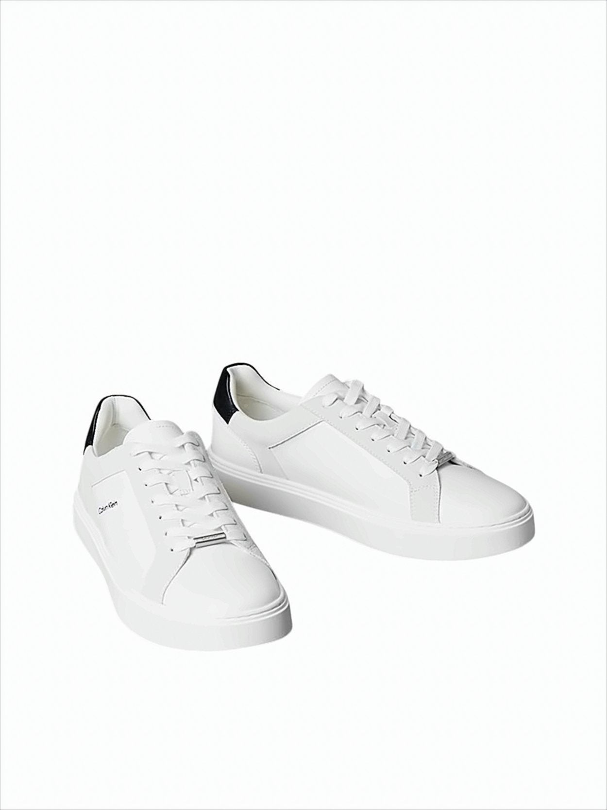 Smooth Leather Low-Top Sneakers With Padded Collar