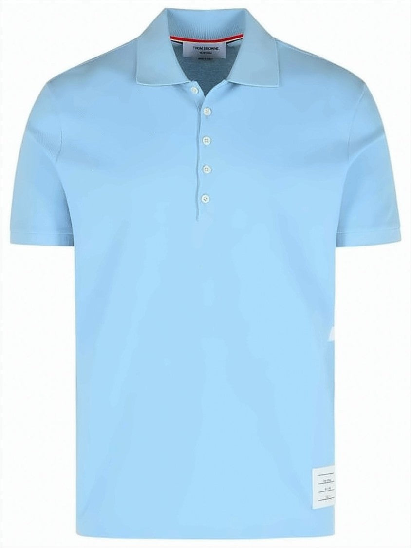Short-Sleeve Polo Shirt with Structured Collar and Subtle Detailing