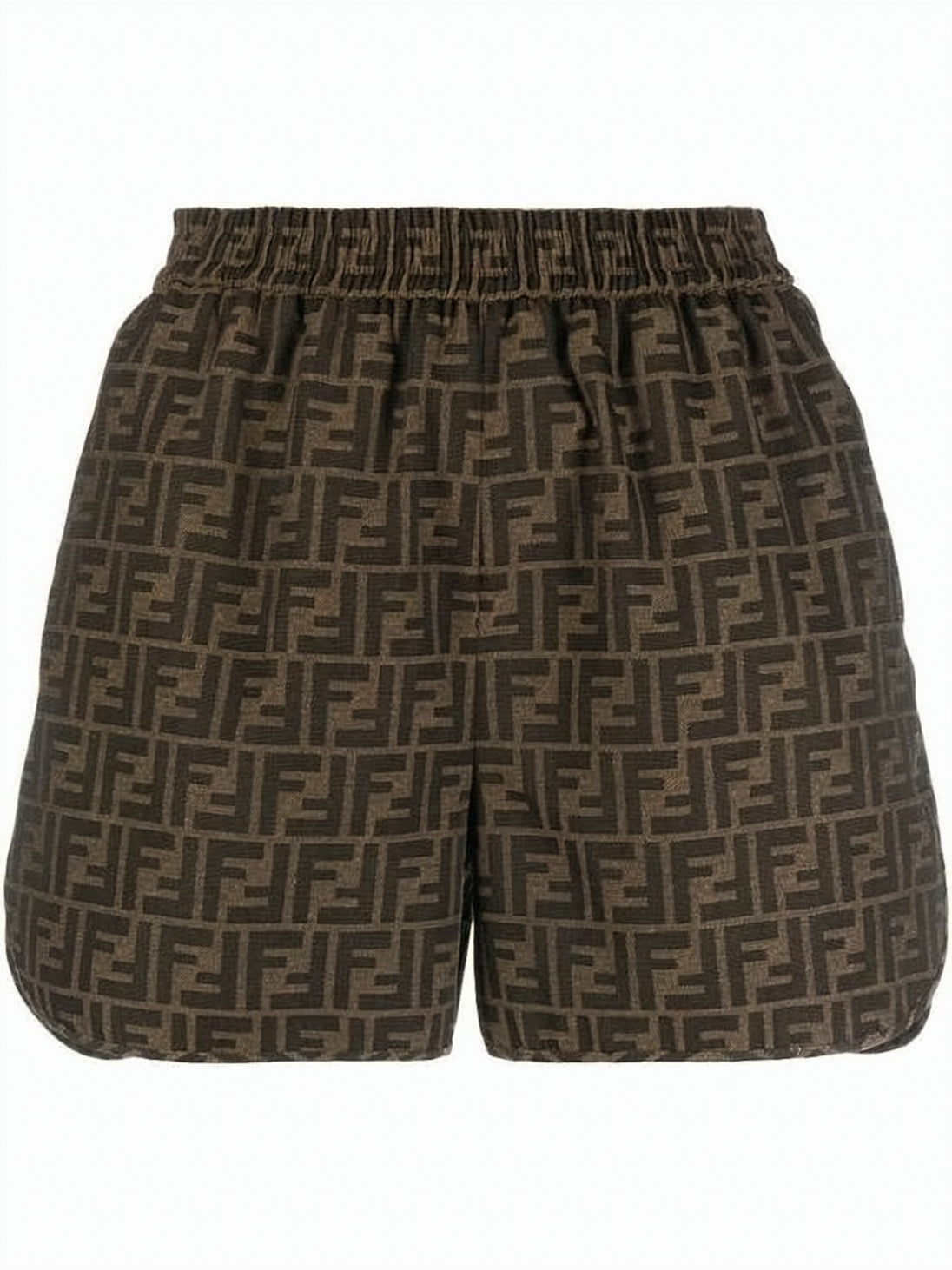 Monogram Patterned Relaxed Fit Shorts
