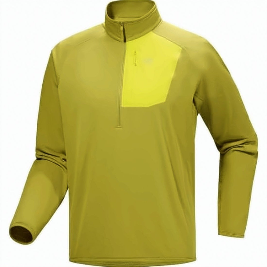 Quarter-Zip Pullover With High Collar