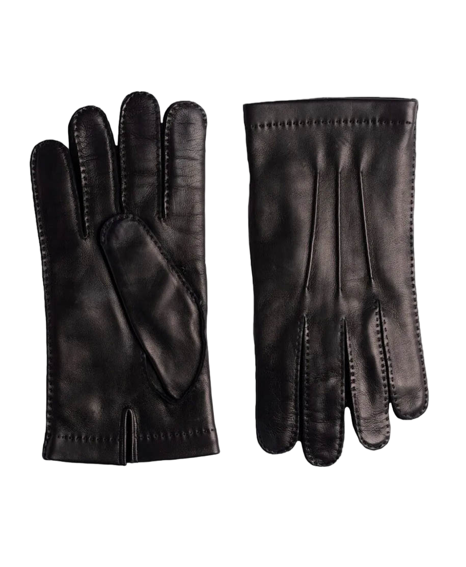Black Gloves With Tailored Design