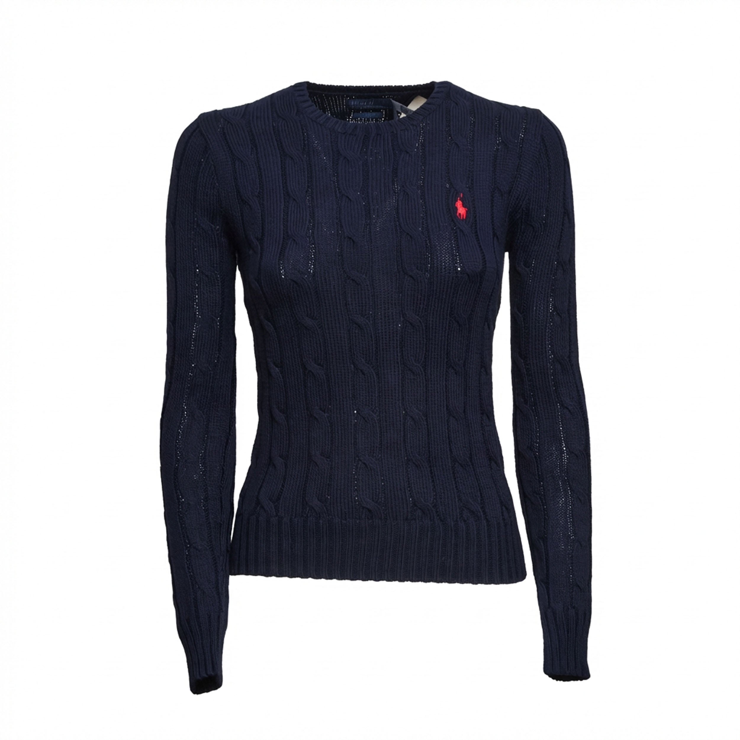 Pima Cotton Cable-Knit Sweater