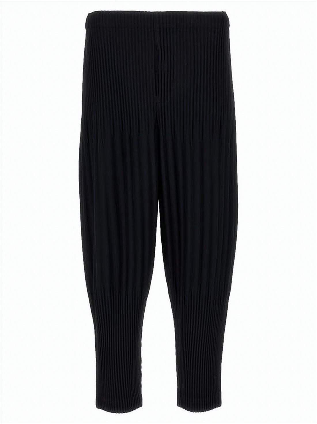 Pleated Tapered Jogging Pants