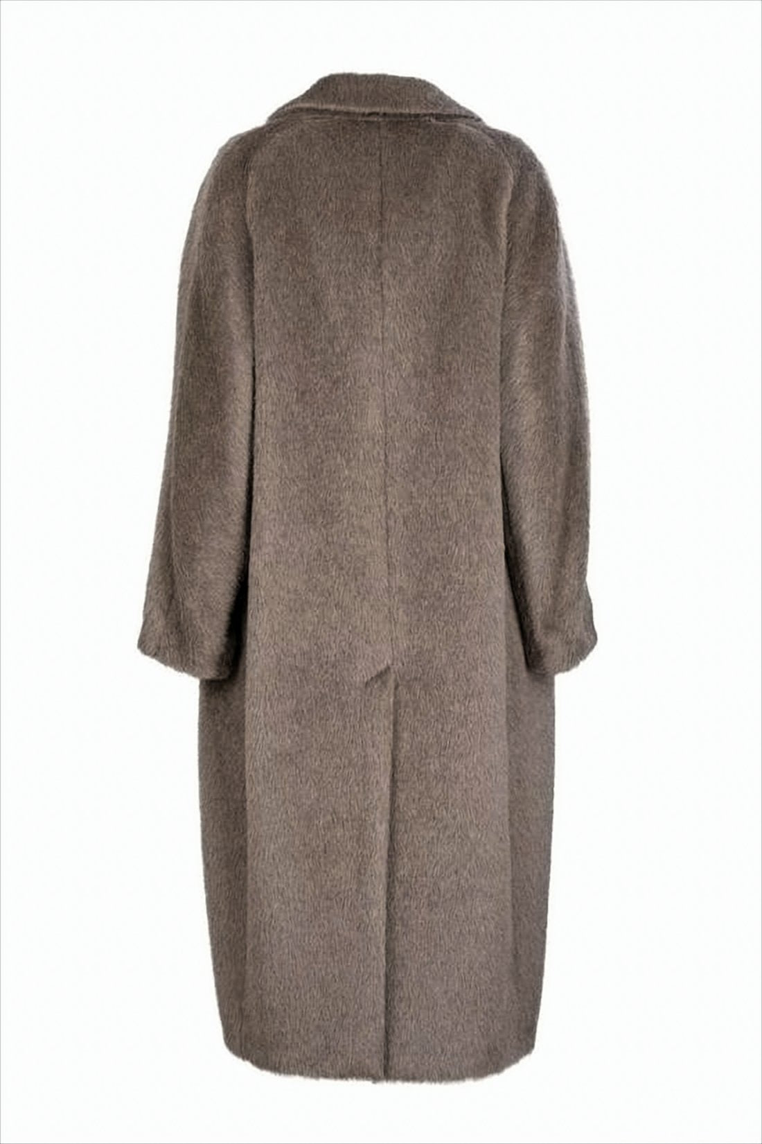 Plush Textured Brown Coat