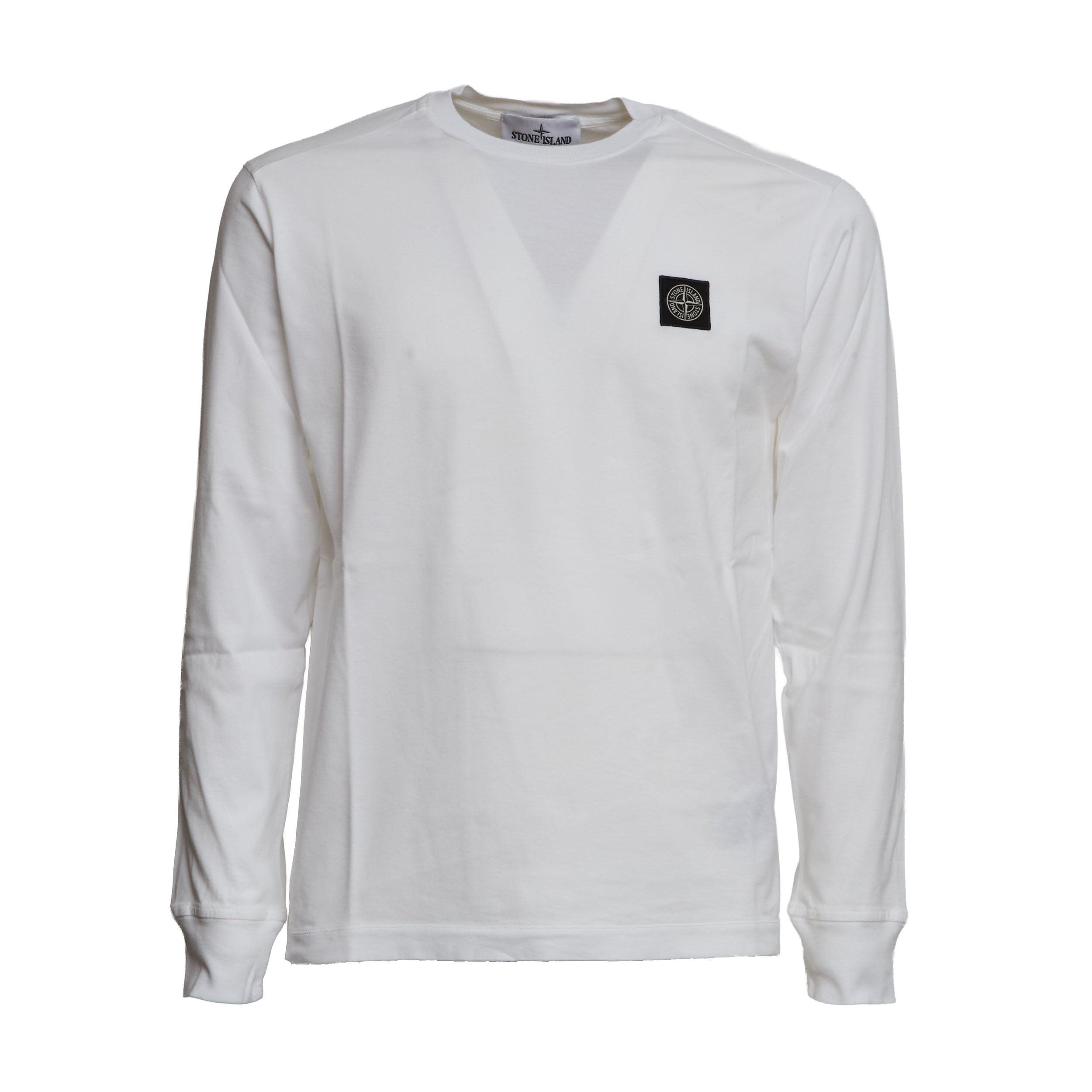 Long Sleeve T-Shirt With Ribbed Neckline