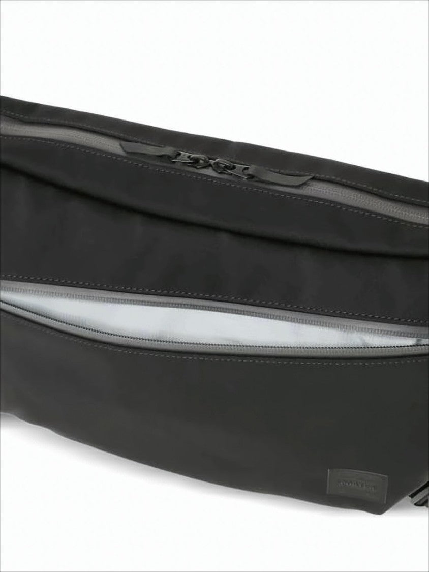 Minimalist Shoulder Bag with Front Zip Pocket