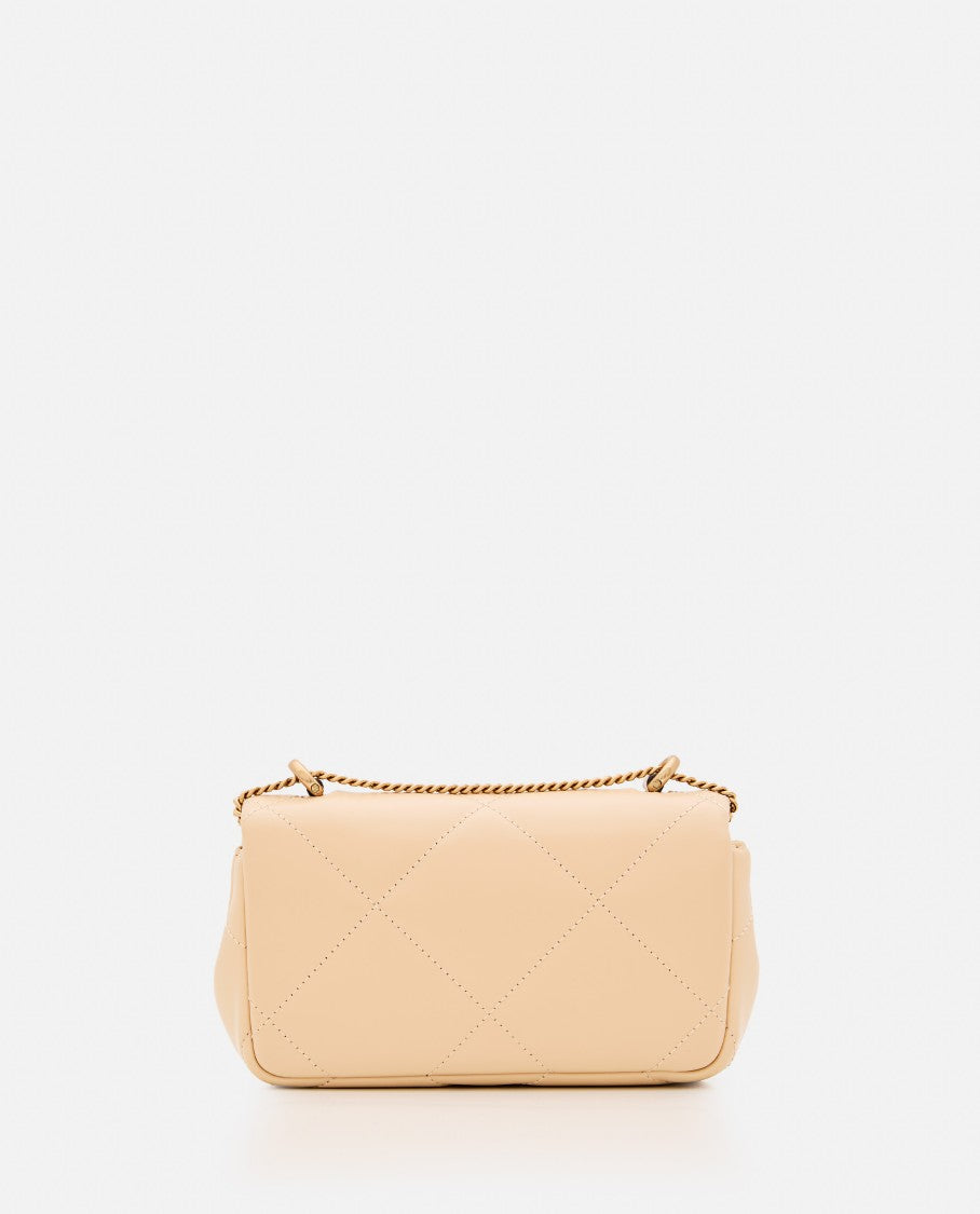 Kira Diamond Quilt Pave Mini Flap Bag