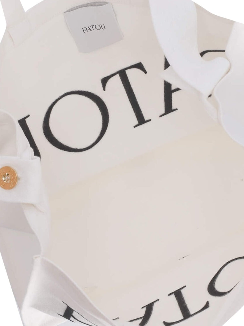 Large Logo Tote Bag – White