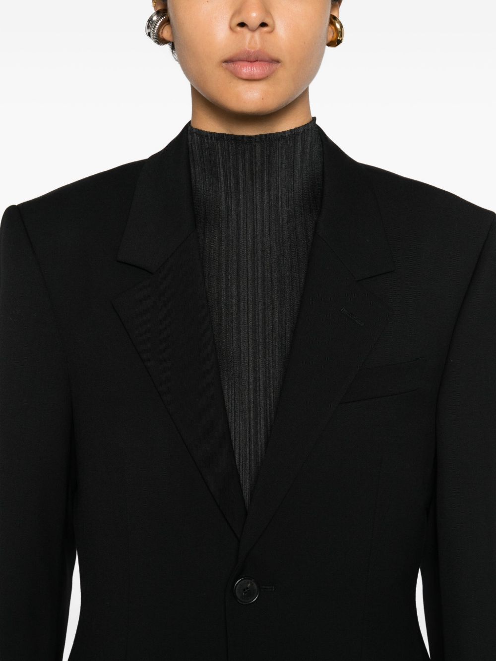 Standard Tailored Jacket In New Black