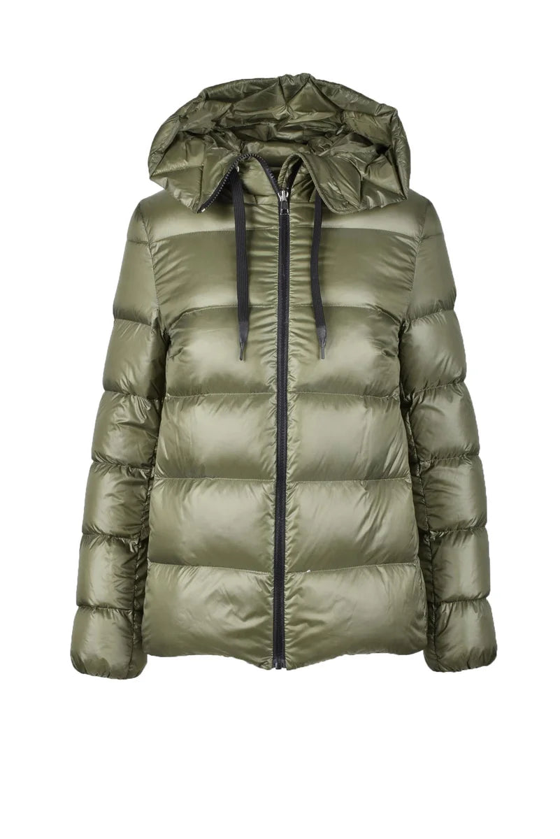 Short Down Jacket Green