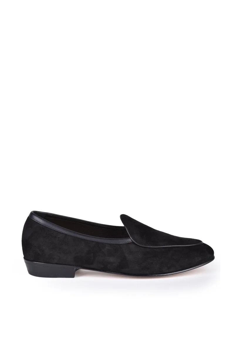 Velvet Loafer - Black