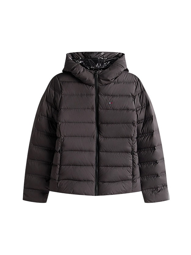 Hooded Down Jacket With Removable Hood