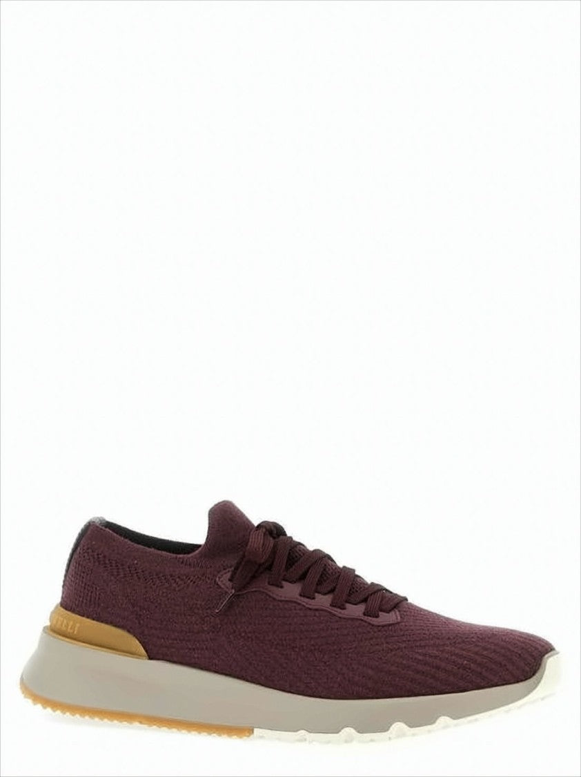 Knitted Upper Sneakers with Cushioned Sole